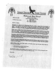 Letter from Chief Sack February 23, 2009